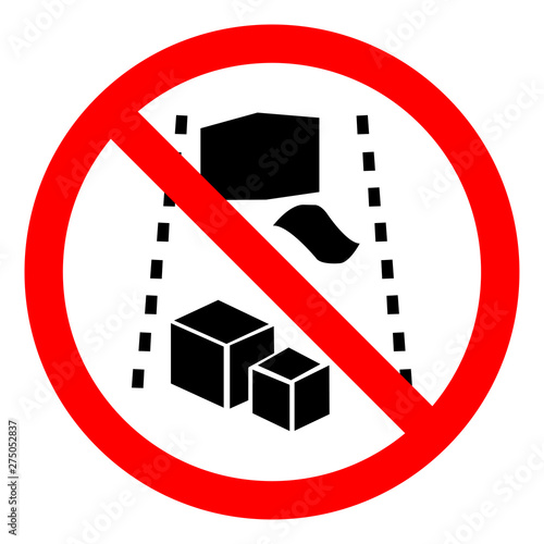 Keep Access Clear Symbol Sign, Vector Illustration, Isolate On White Background Label .EPS10