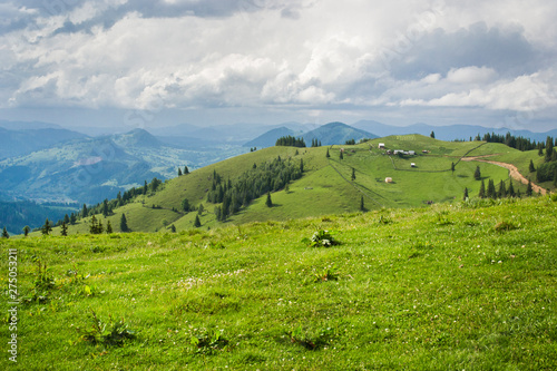 alpine landscape in the Romanian Carpathians