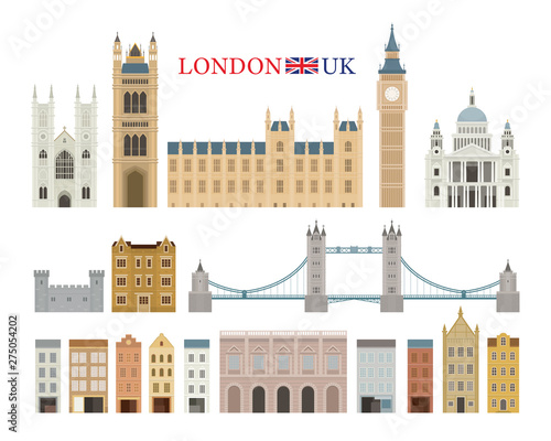 Canvastavla London, England and United Kingdom Building Landmarks