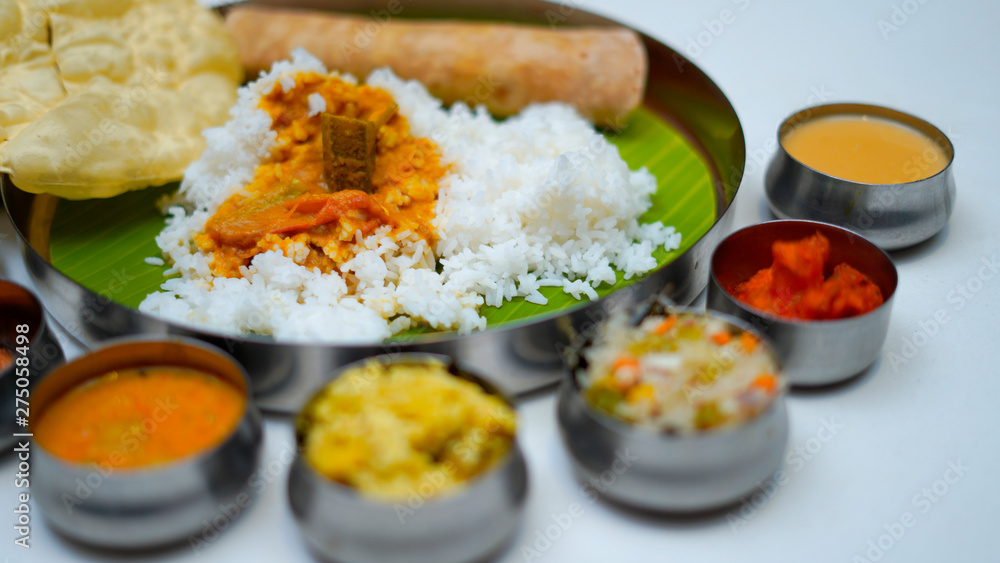 Indian Lunch South Indian Full Meals Indian Lunch South Indian Full Meals