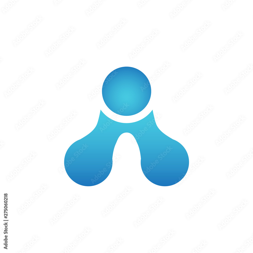 letter A that form the unique vector logo letter A that form the unique vector logo