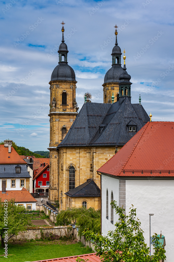 Basilica of Goessweinstein in Upper Franconia, Bavaria in Germany