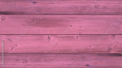 Pink background wooden planks board texture.