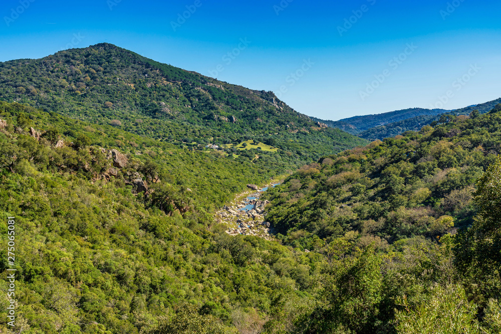 View across the Jimena de la Frontera countryside, Andalusia, Spain View across the Jimena de la Frontera countryside, Andalusia, Spain
