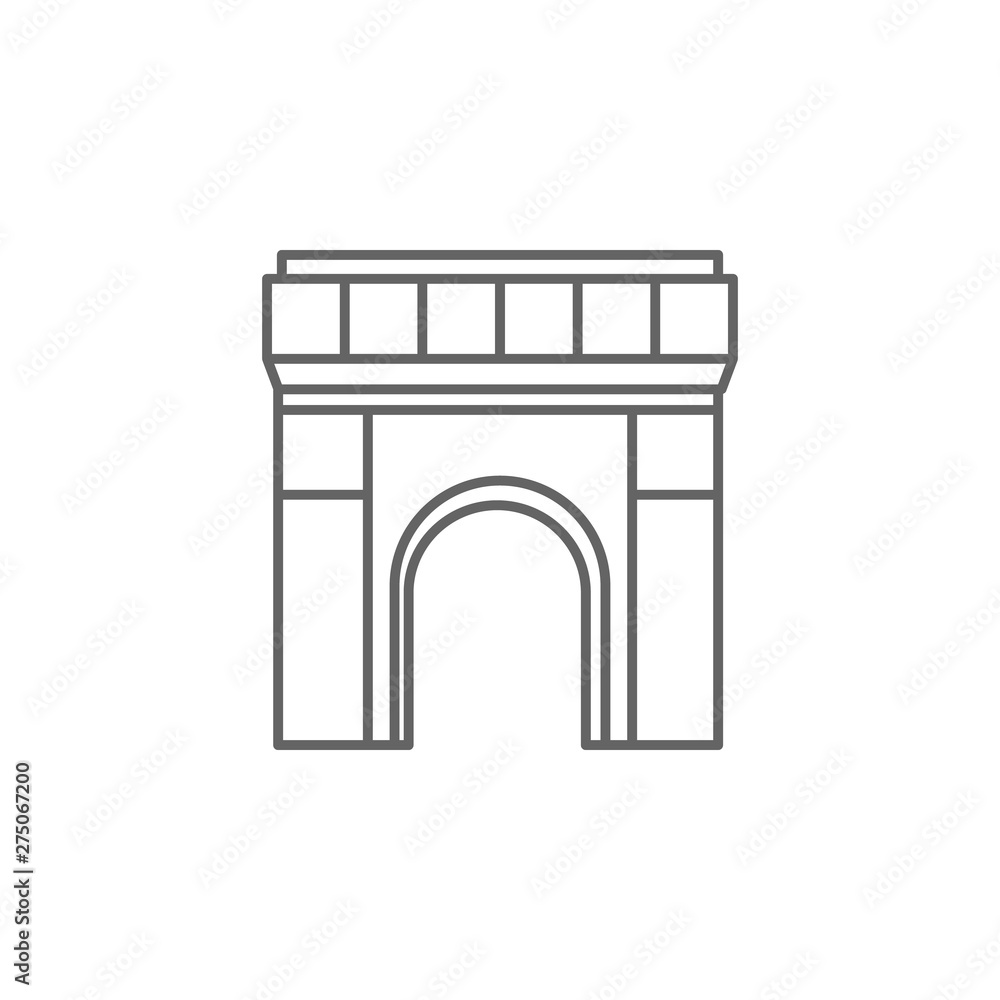 Arc, France, Paris icon. Element of Paris icon. Thin line icon for website design and development, app development Arc, France, Paris icon. Element of Paris icon. Thin line icon for website design and development, app development