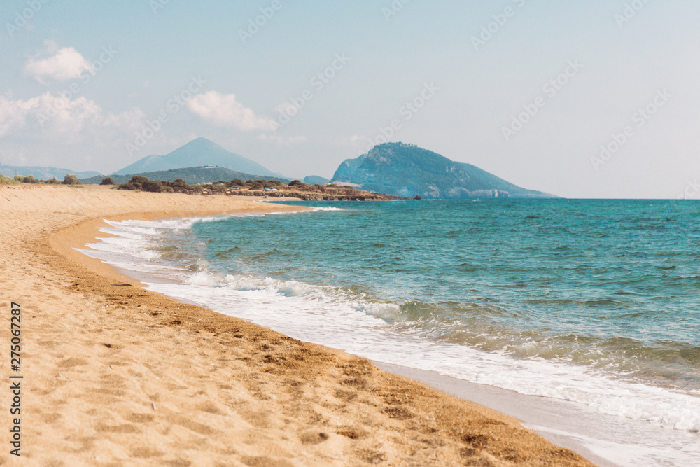 sand, beach and sea, summer background