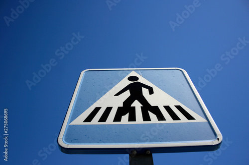 Crosswalk signal close up