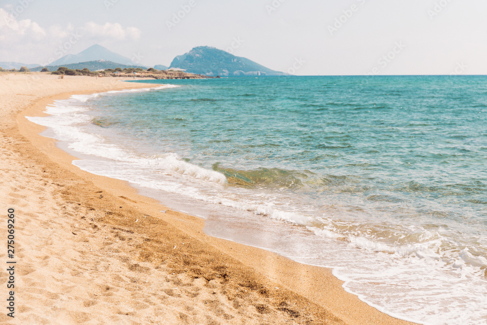 sand, beach and sea, summer background sand, beach and sea, summer background