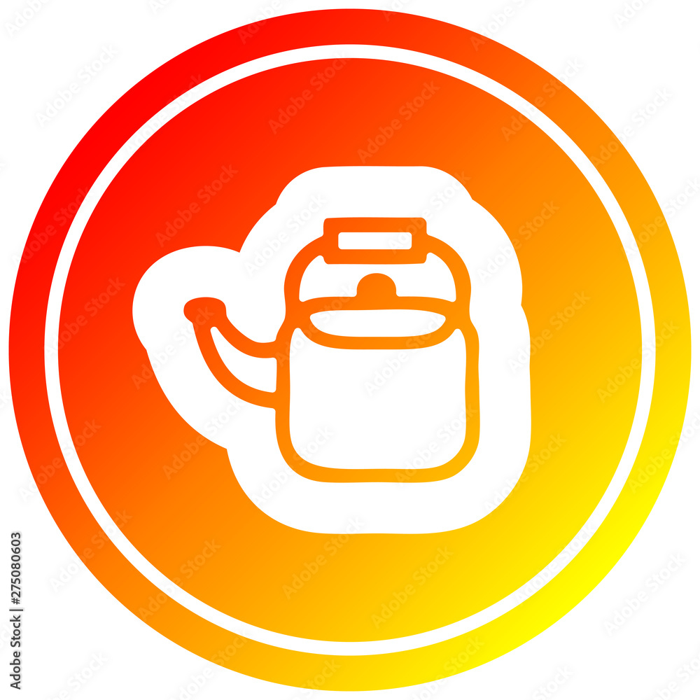 kitchen kettle circular in hot gradient spectrum kitchen kettle circular in hot gradient spectrum
