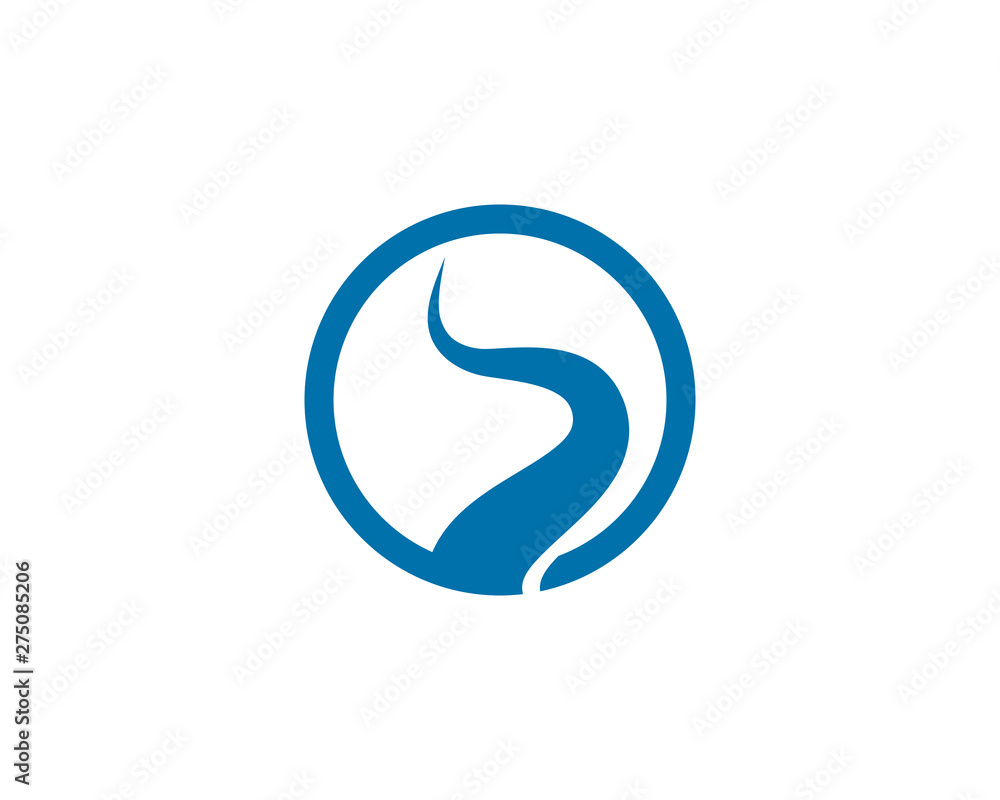 River Logo Template vector icon illustration design River Logo Template vector icon illustration design