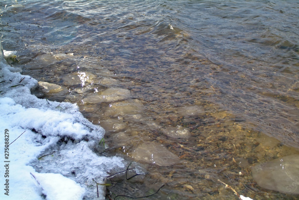 Bank of the Moscow river in November , South port.