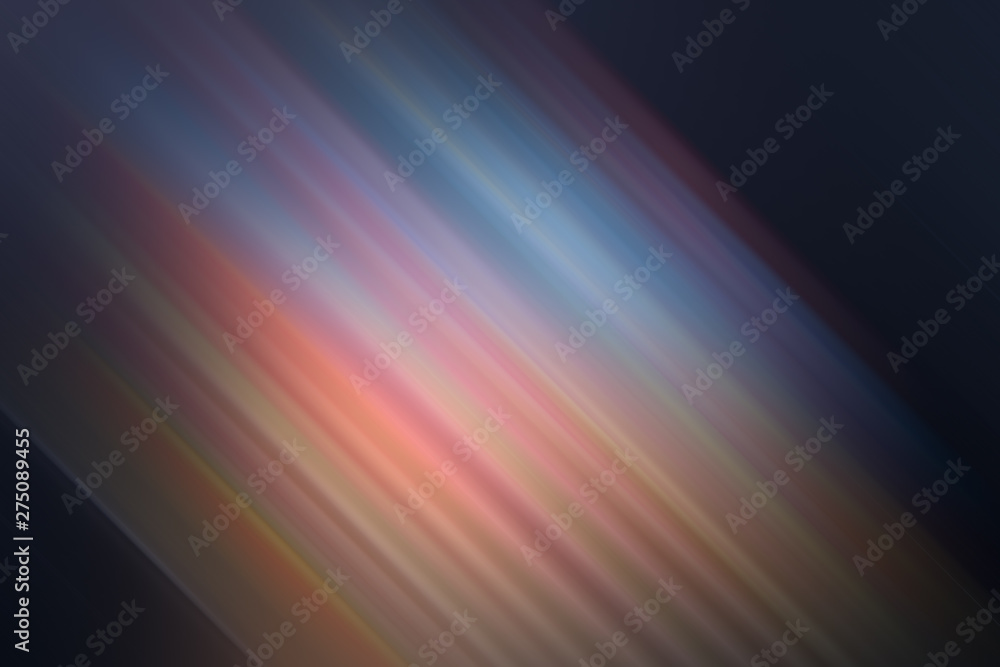 Bright colored blurred brushstrokes as multicolored flashes for an abstract background