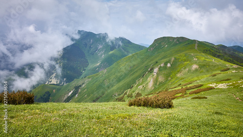 Ridge leading to the Velky Krivan (1,709 m), highest mountain in the Lesser Fatra (Mala Fatra), Slovakia. photo