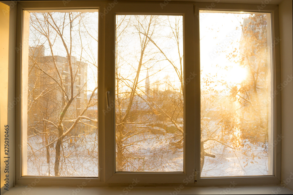 Fototapeta premium Modern residential window