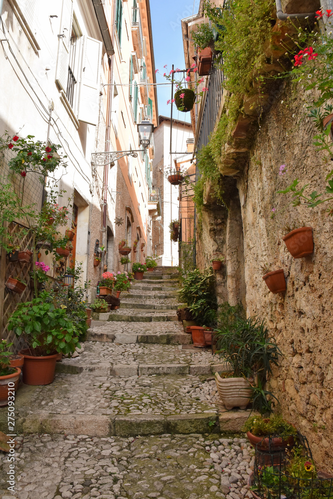 Fototapeta Ulice w historycznym centrum Atina, włoska wioska