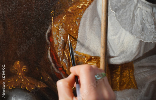 restauration de tableau