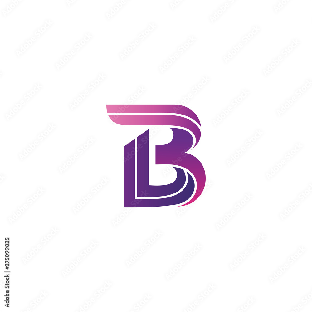 Minimal line letter initial B logo. Abstract and elegant shape font sign. logotype vector design template for personal identity branding, creative industry, web, business, corporate and company Minimal line letter initial B logo. Abstract and elegant shape font sign. logotype vector design template for personal identity branding, creative industry, web, business, corporate and company