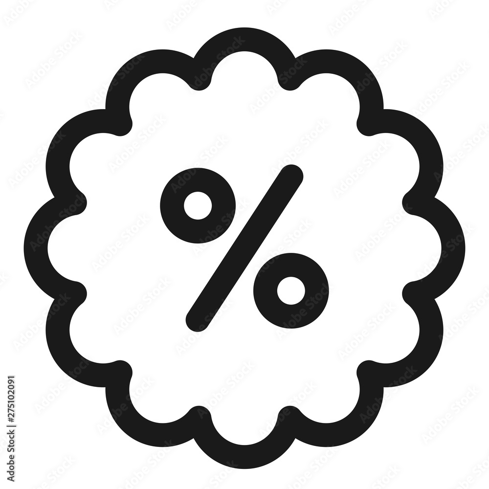 discount, sale - minimal line web icon. simple vector illustration. concept for infographic, website or app. discount, sale - minimal line web icon. simple vector illustration. concept for infographic, website or app.