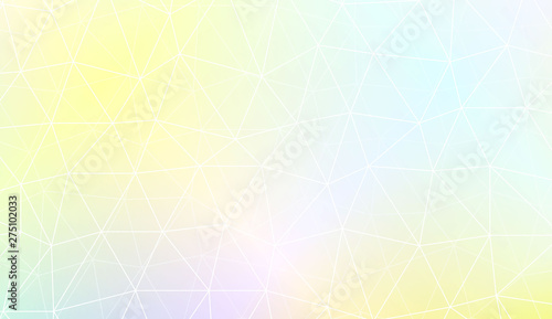 Polygonal pattern with triangles mosaic cover. For your wallpaper, advert, banner, poster. Vector illustration. Creative gradient color.