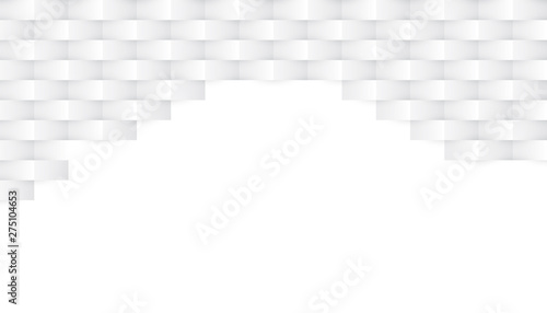 Grey pattern background. 3D texture wall panel.