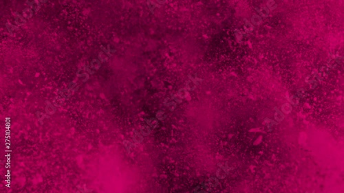 Super Slowmotion Shot of PinkPowder Explosion at 1000fps. photo