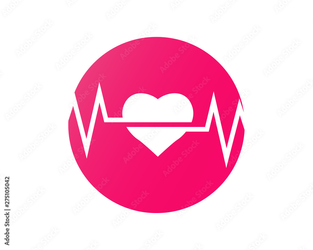 Heart pulse cardiogram. Beautiful healthcare love. Heart pulse cardiogram. Beautiful healthcare love.