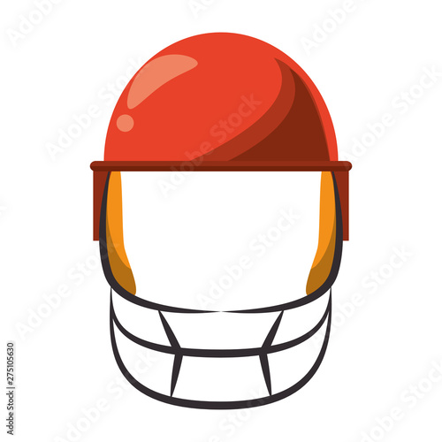 cricket equiment elements icon cartoon