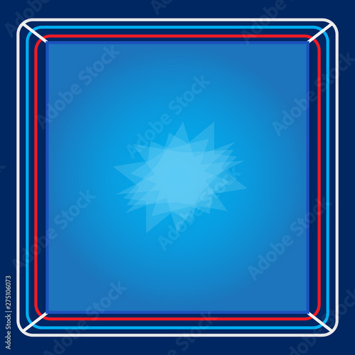Boxing ring vector