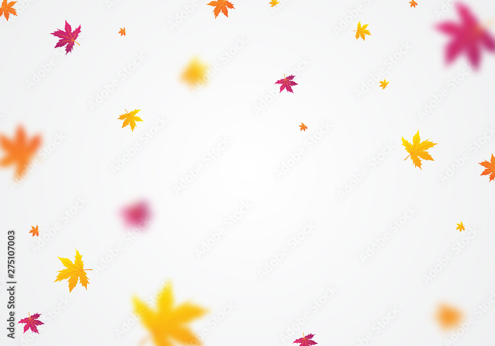 Vector background design, leafy autumn leaves Templates for banners, banners