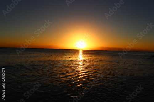 Sonnenuntergang am Strand