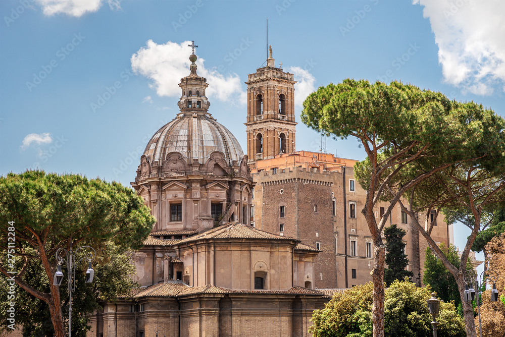 Church of Santi Luca and Martin, Rome, Italy.