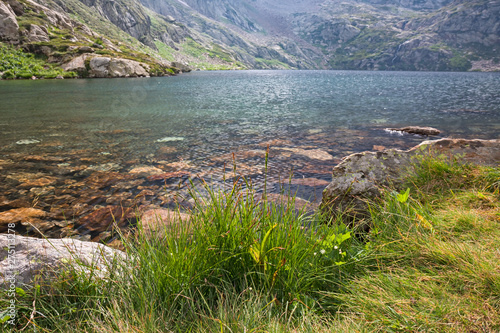 Lower Lake of Valscura at 2265 meters of altitude. photo