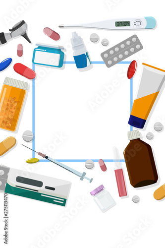 Pharmazie Konzept Layout