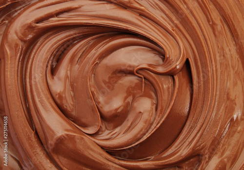 Chocolate swirl close up