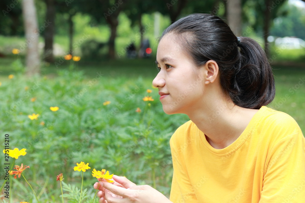 portrait of young woman in Vietnam