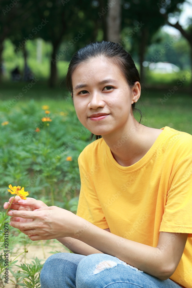 portrait of young woman in Vietnam
