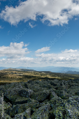 fantastic mountain landscape on a summer day