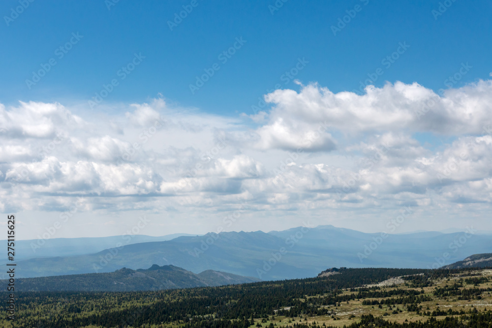 fantastic mountain landscape on a summer day