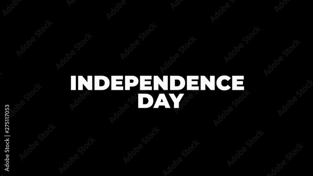 4th of July Independence Day seamless animation. Veterans day. USA July fourth holiday typography. 4K video 4th of July Independence Day seamless animation. Veterans day. USA July fourth holiday typography. 4K video