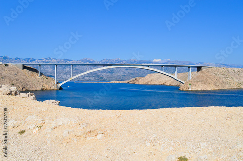 Fototapeta Naklejka Na Ścianę i Meble -  Pag bridge