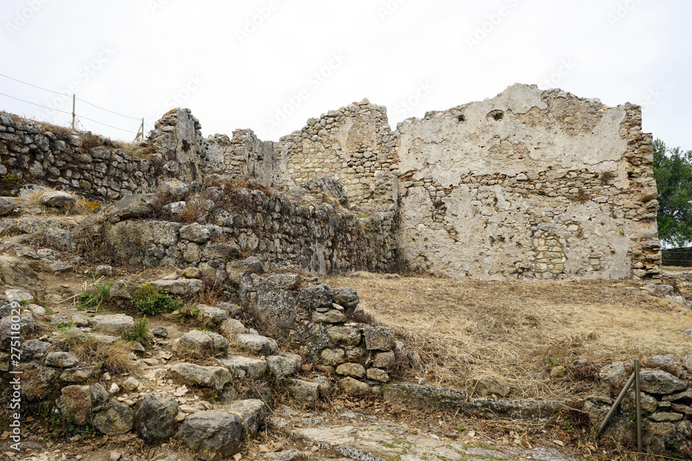 Ruins in fortress