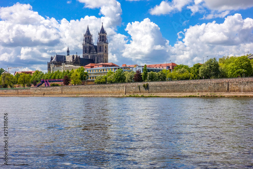 View across Magdeburg, the capital city of Saxony Anhalt © marcus_hofmann