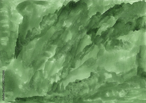 Dark green watercolor background, illustration