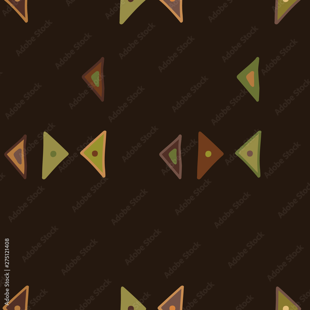 Seamless vector pattern. geometrical background with hand drawn decorative tribal elements. Print with ethnic, folk, traditional motifs. Graphic geometric illustration for wrapping, wallpaper, fabric Seamless vector pattern. geometrical background with hand drawn decorative tribal elements. Print with ethnic, folk, traditional motifs. Graphic geometric illustration for wrapping, wallpaper, fabric