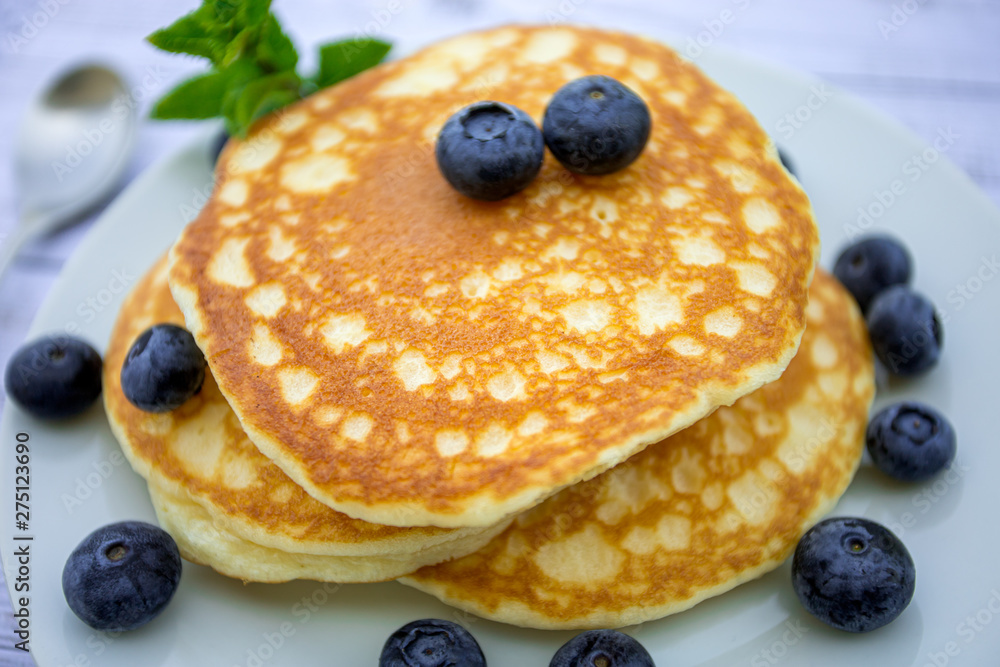 pancakes et myrtilles pancakes et myrtilles