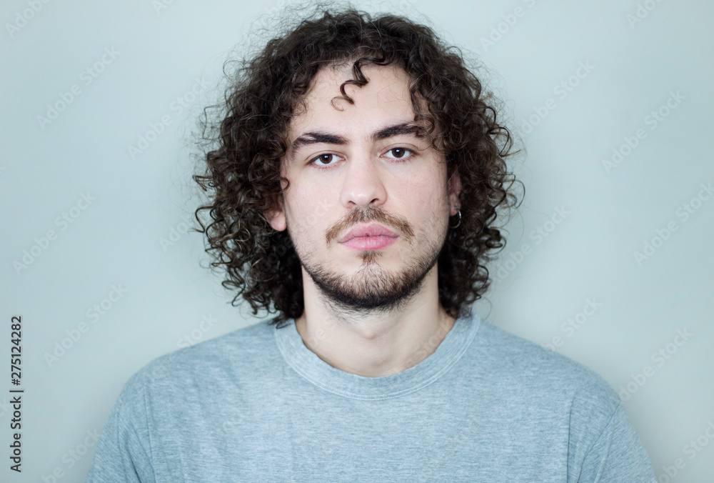 Portrait of an handsome man serious Portrait of an handsome man serious