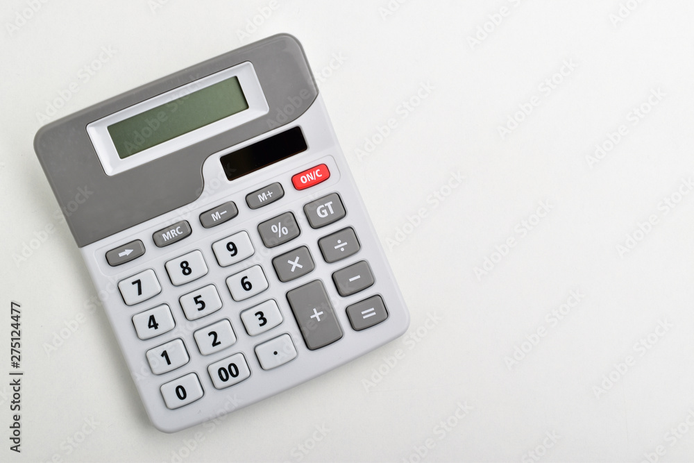 calculator isolated on white background. calculator isolated on white background.
