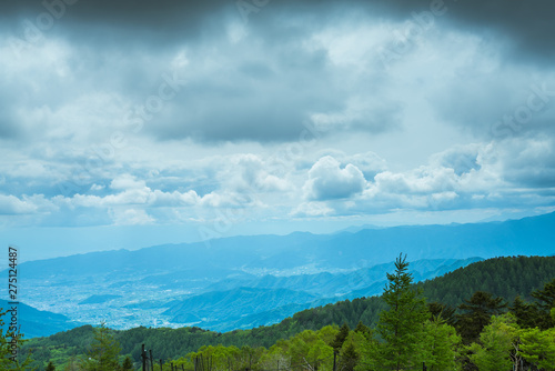 landscape with koufu in japan photo