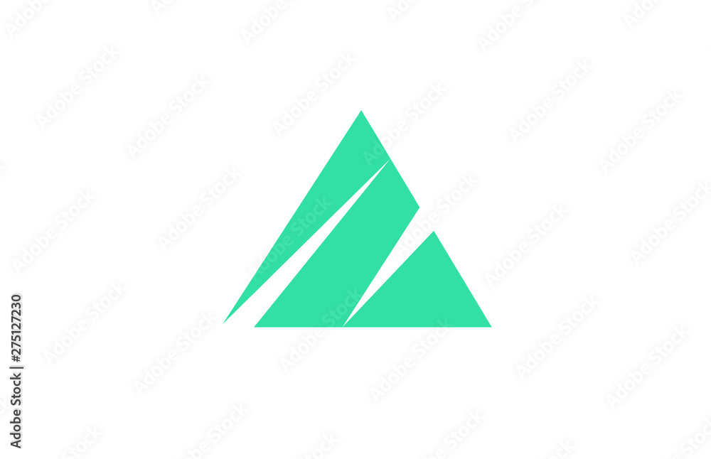 green A alphabet letter logo icon design sign green A alphabet letter logo icon design sign