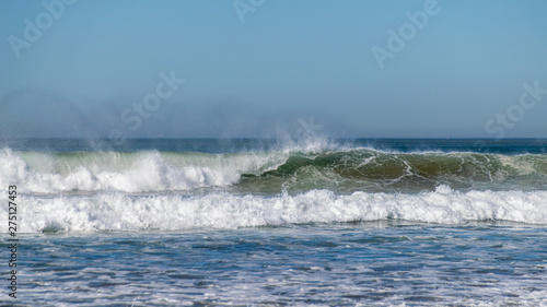 Breaking ocean sea waves